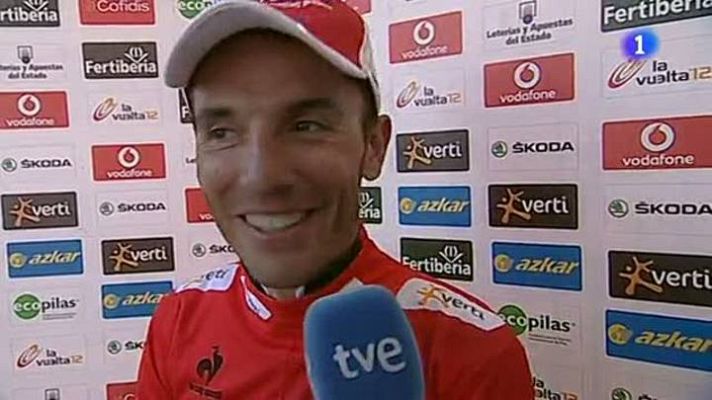 Vuelta ciclista a España - 'Purito' Rodríguez: "Alberto me lo ha puesto muy difícil"