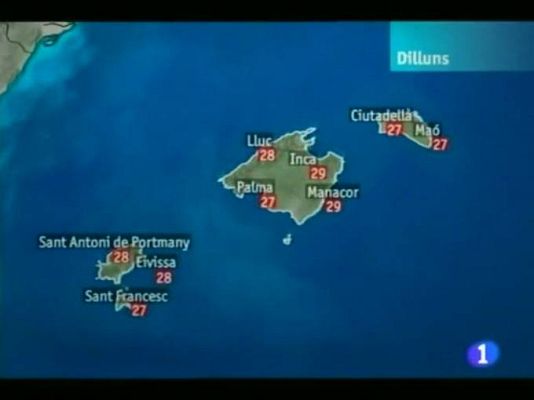 Informatiu Balear - El temps a les Illes Balears - 03/09/12
