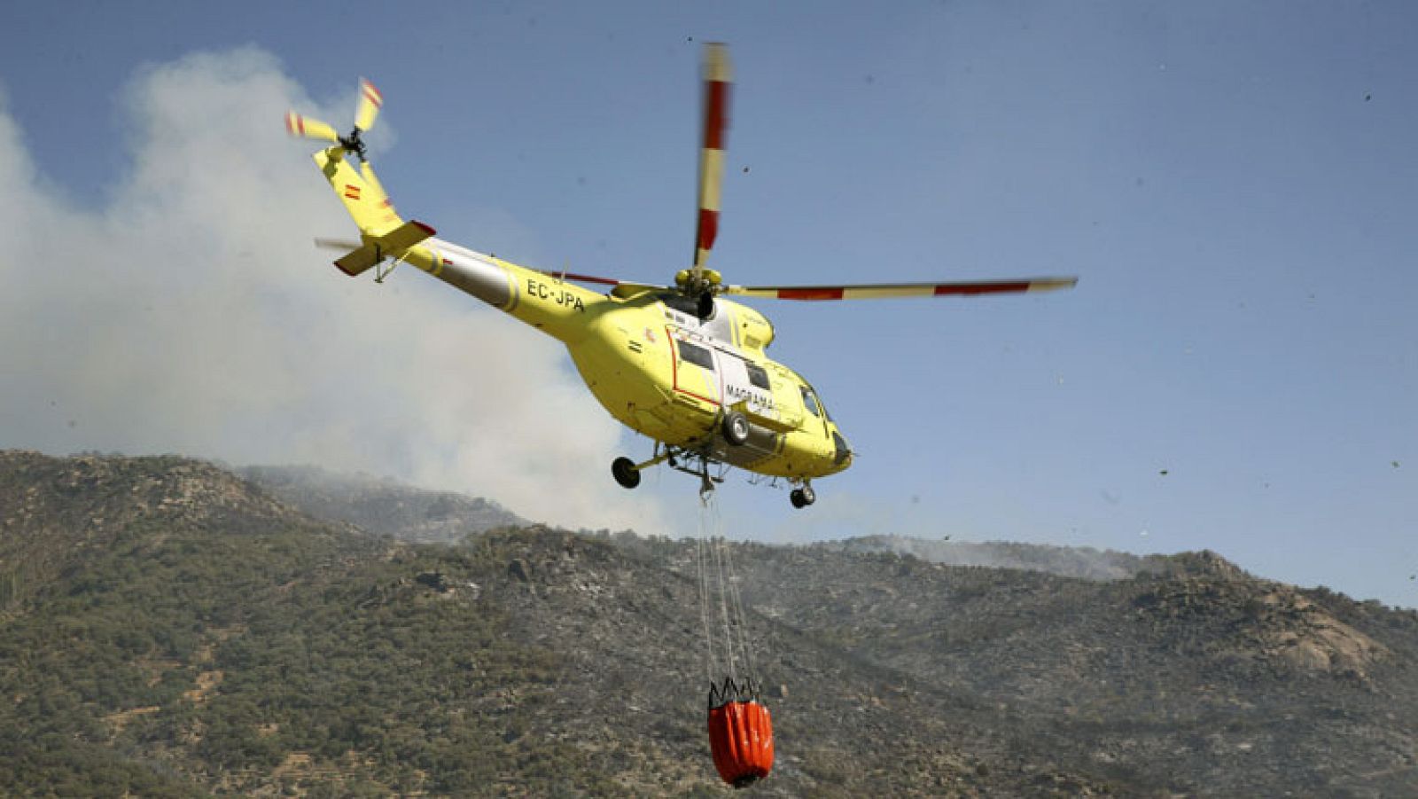 Estabilizado el incendio de la sierra de San Vicente, en Toledo