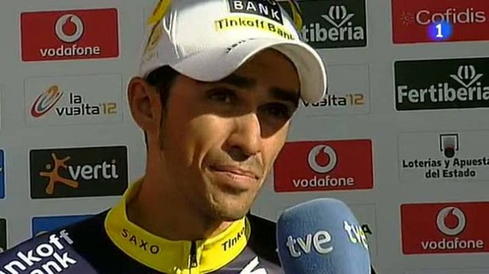 Vuelta ciclista a España - Contador: "Me gustaría tener un día de lluvia"