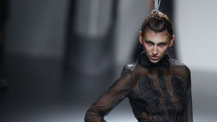 Telediario 1 - Diseño joven en la jornada del lunes de la Madrid Fashion Week