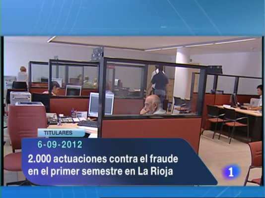 Informativo Telerioja - Telerioja en 2' - 06/09/12