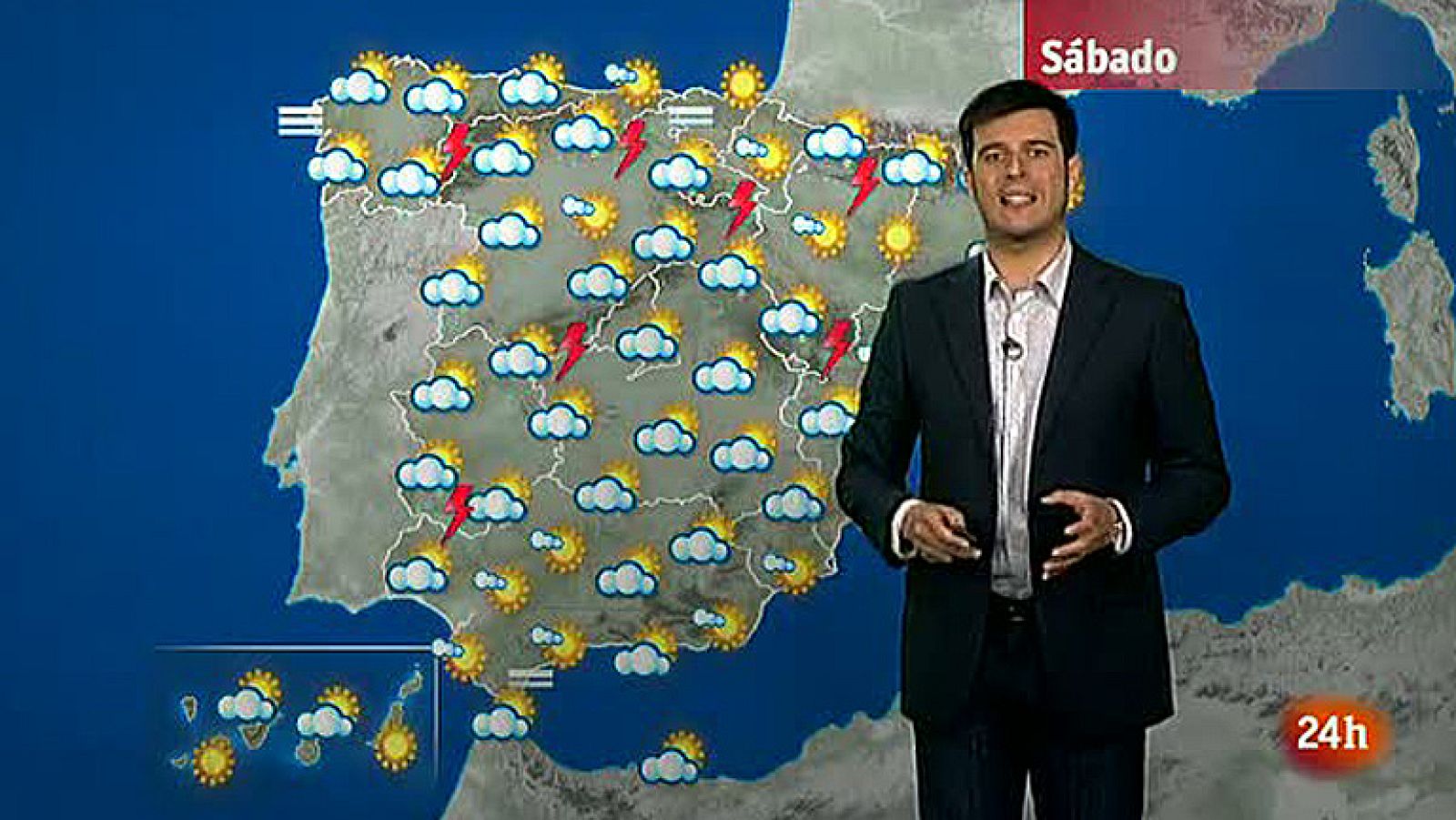 Tarde de tormentas en España - El tiempo | Ver