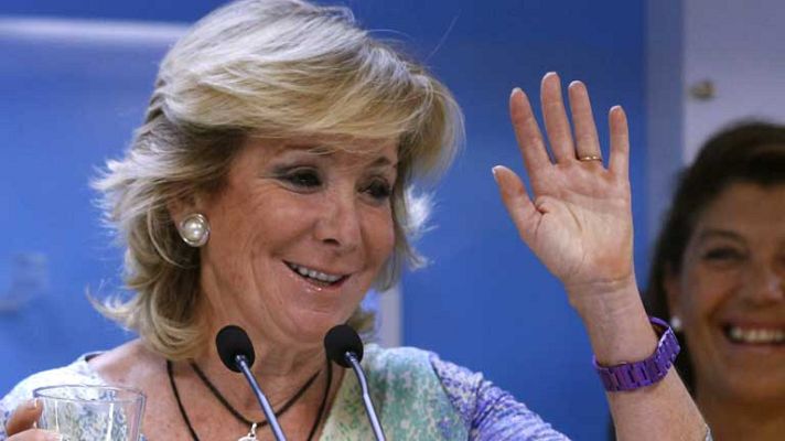 Telediario 1 - Aguirre feliz por acoger Eurovegas