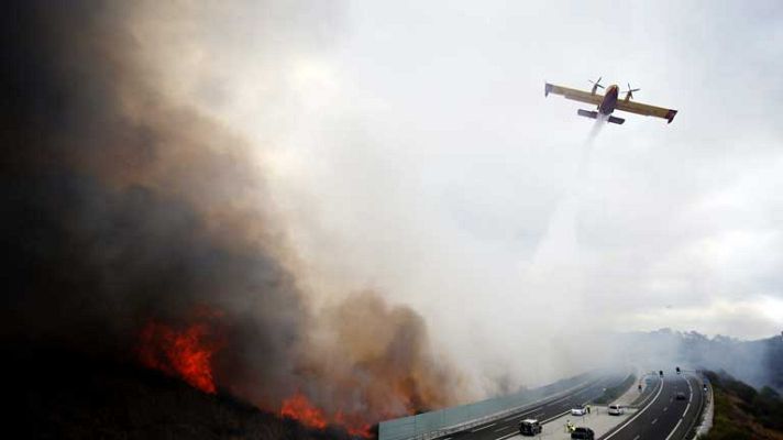 Telediario 1 - Incendios forestales
