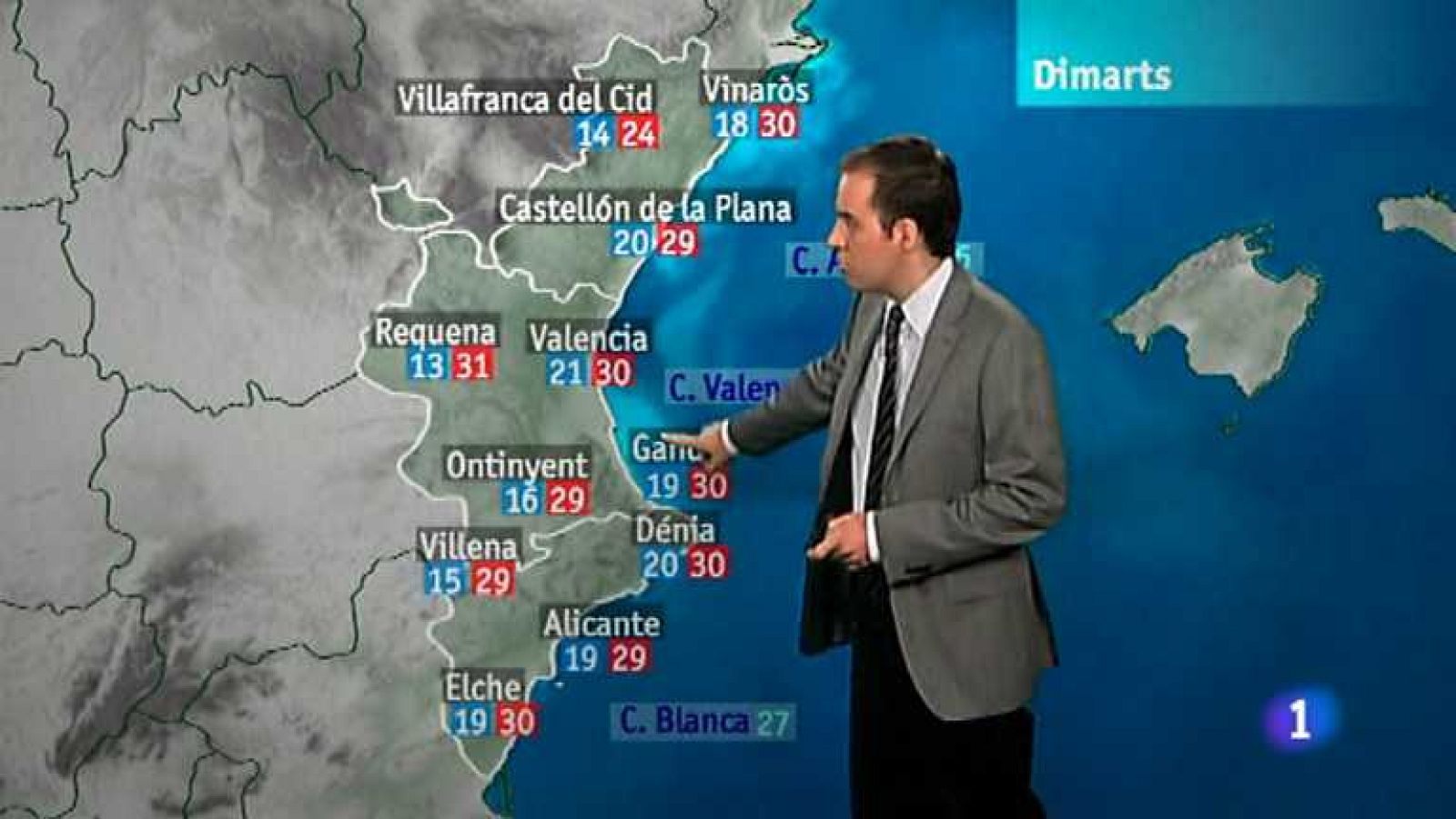 El tiempo en la Comunidad Valenciana - 10/09/12 - Ver ahora