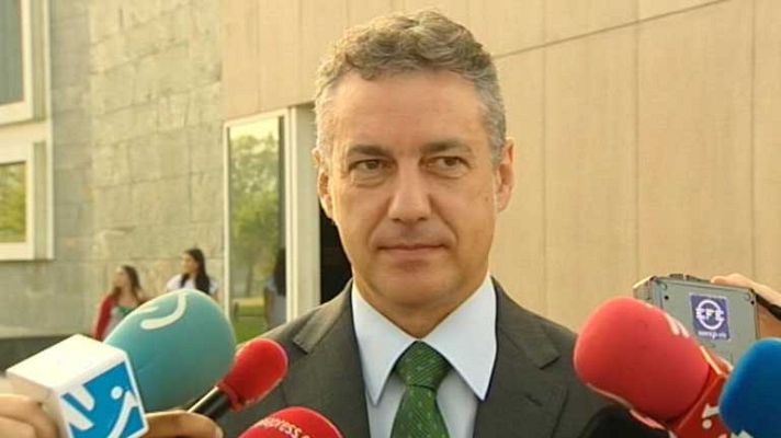 Telediario 1 - La oposición cree que Rajoy pedirá el rescate y tocará las pensiones