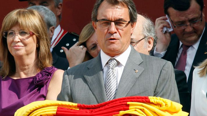 Telediario 1 - Reclamación del pacto fiscal