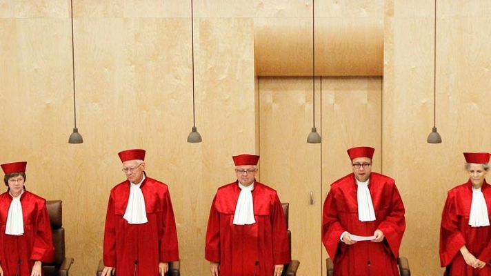Telediario 1 - El Constitucional alemán decide sobre el fondo de rescate permanente