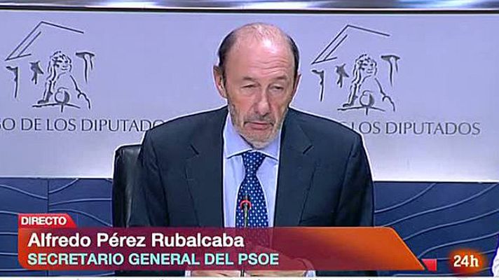 Informativo 24h - Rubalcaba habla de Cataluña
