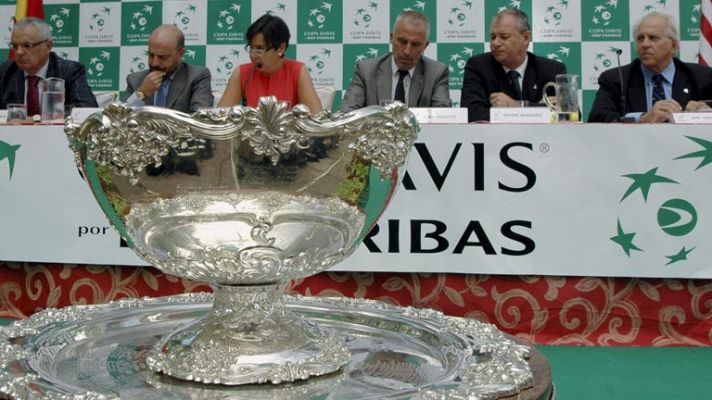 Telediario 1 - Ferrer vs Querry, primer partido de la semifinal de la Copa Davis