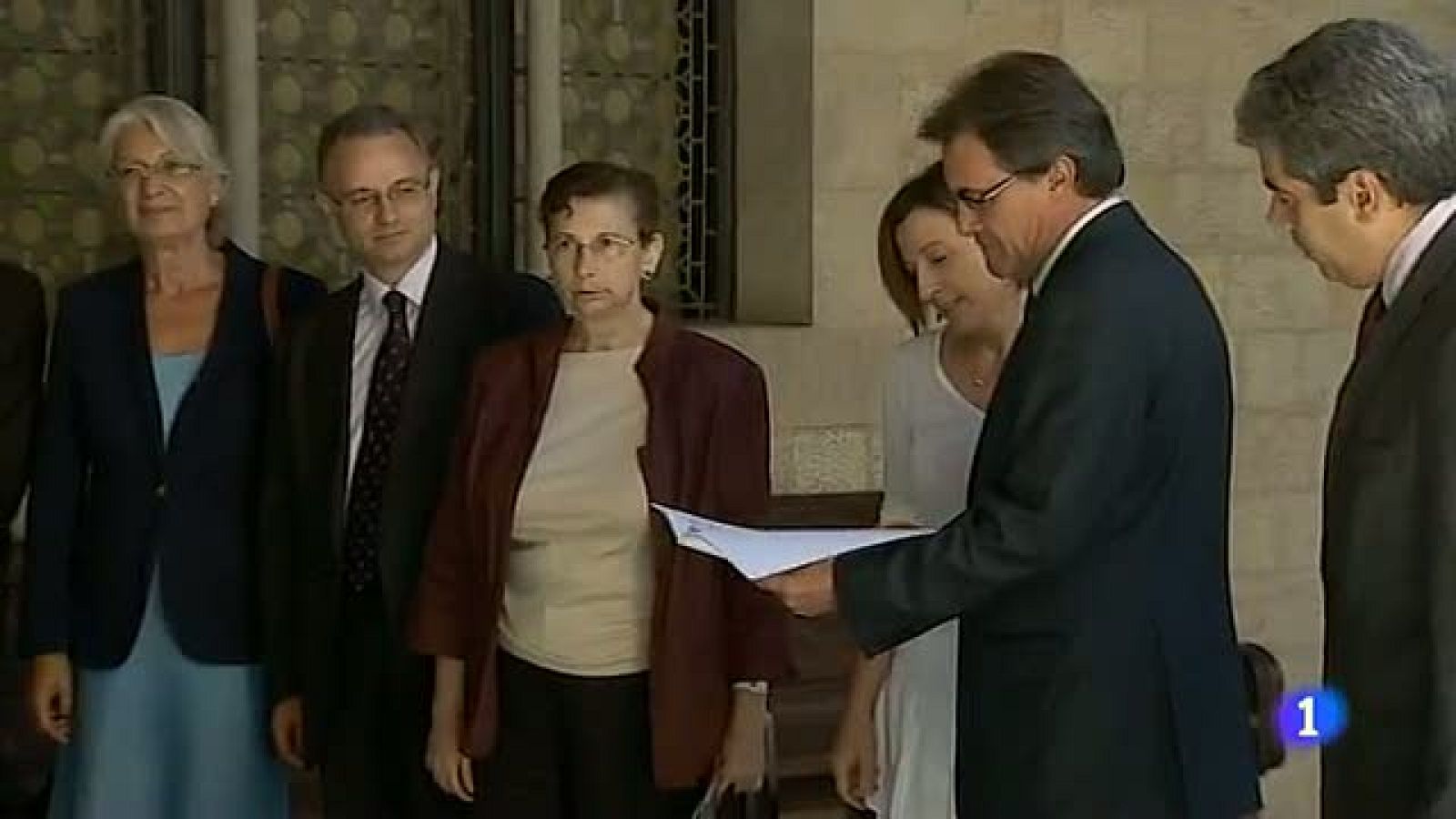 Reunión entre la Asamblea Nacional Catalana y Artur Mas