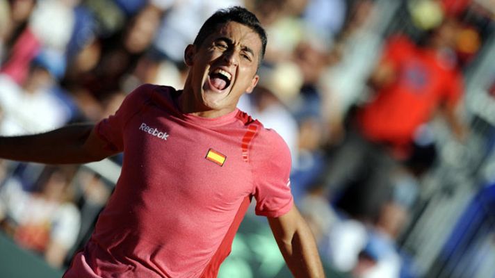  - El último juego del partido Almagro-Isner de Copa Davis