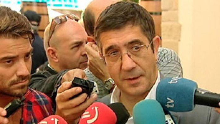 Telediario 1 - Reacciones a las palabras de Otegi