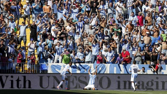 Telediario 1 - El Málaga afronta su primera Champions League con optimismo