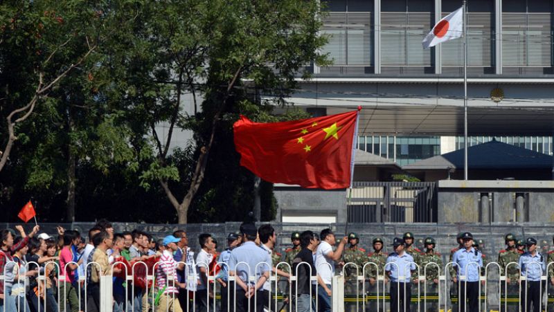 Empresas japonesas cierran f��bricas en China por el conflicto diplomático de las islas Senkaku