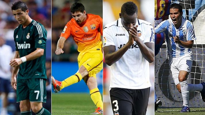 Telediario 1 - Vuelve la Champions para Real Madrid, Barça, Valencia y Málaga