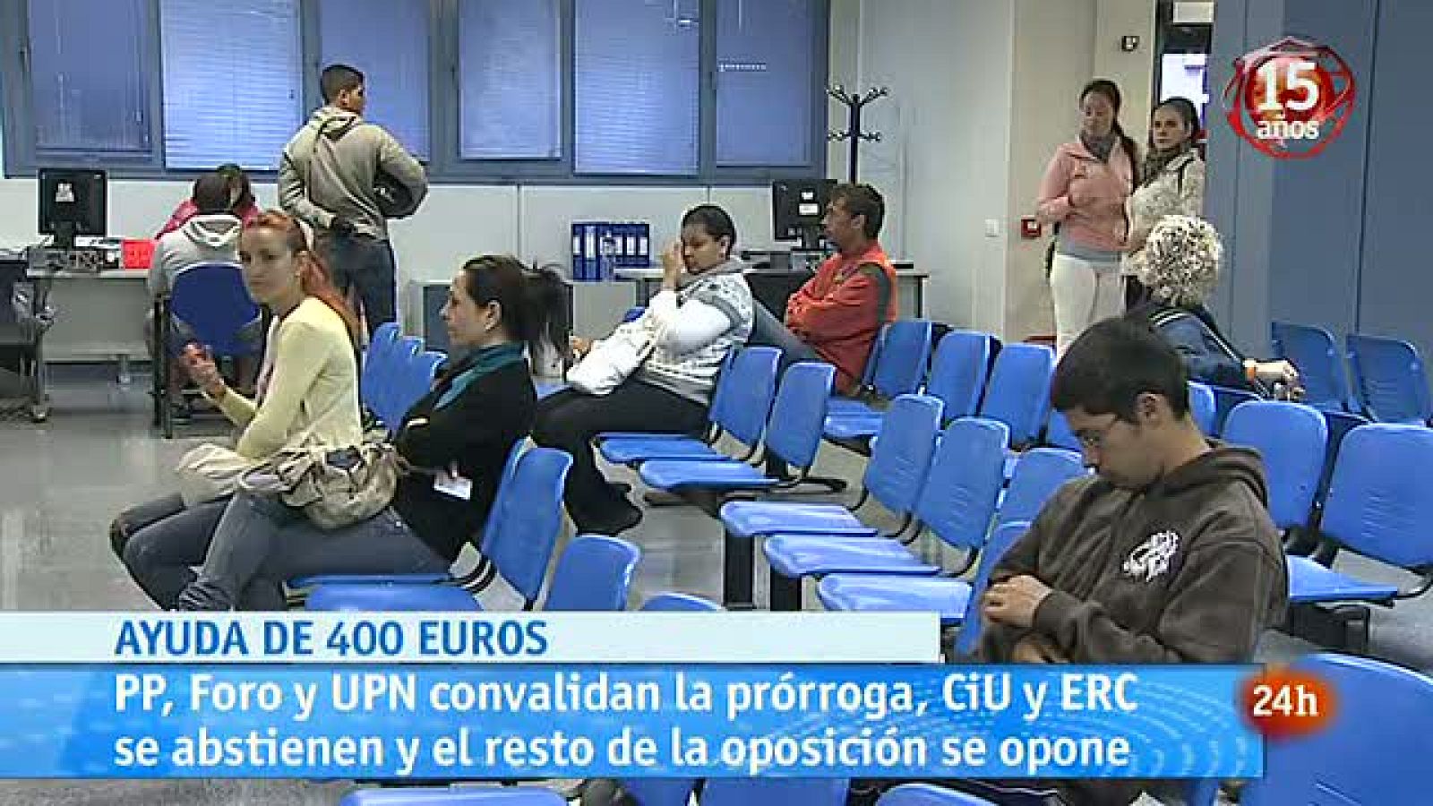 Parlamento - La prestación de 400 euros - 15/09/12