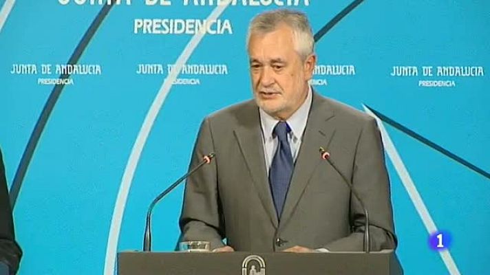 Telediario 1 - Griñán y Rivero piden cambios en el modelo de financiación autonómica