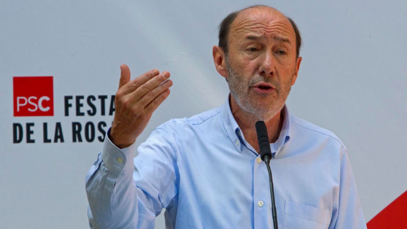 TVE entrevista a Alfredo Pérez Rubalcaba