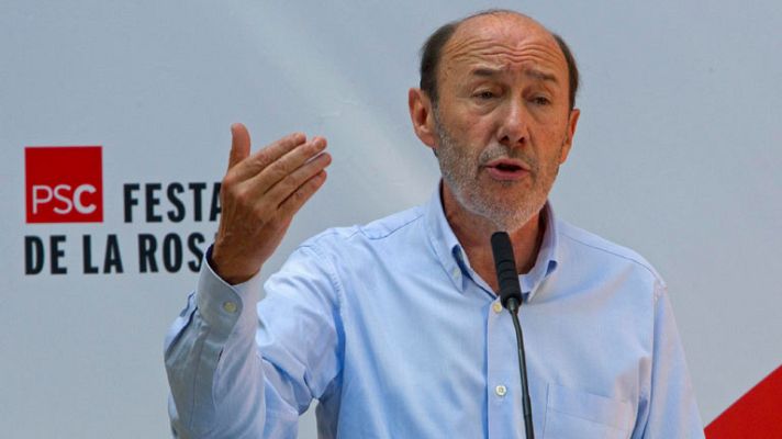 Telediario 1 - TVE entrevista a Alfredo Pérez Rubalcaba