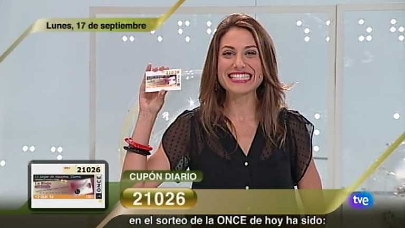 Sorteo ONCE - 17/09/12 - Ver ahora