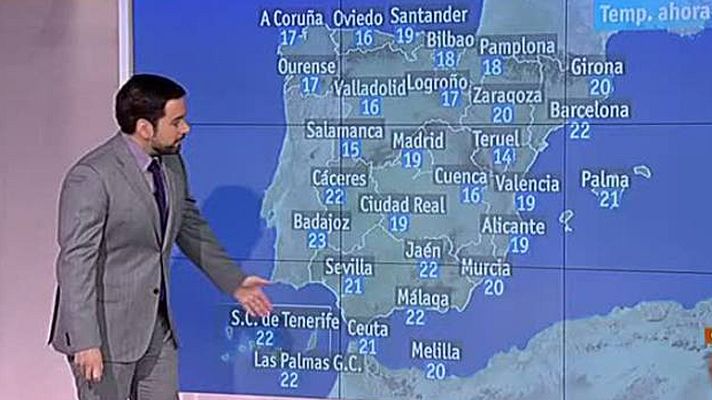 Informativo 24h - Cielos nubosos en casi todo el país y alerta por tormentas en Huesca, Lérida, Barcelona y Gerona