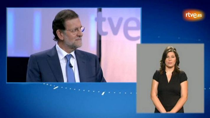 Especiales informativos - Entrevista íntegra a Mariano Rajoy en lengua de signos