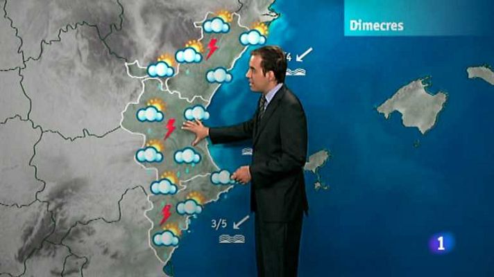 L'informatiu - Comunitat Valenciana - El tiempo en la Comunidad Valenciana - 18/09/12