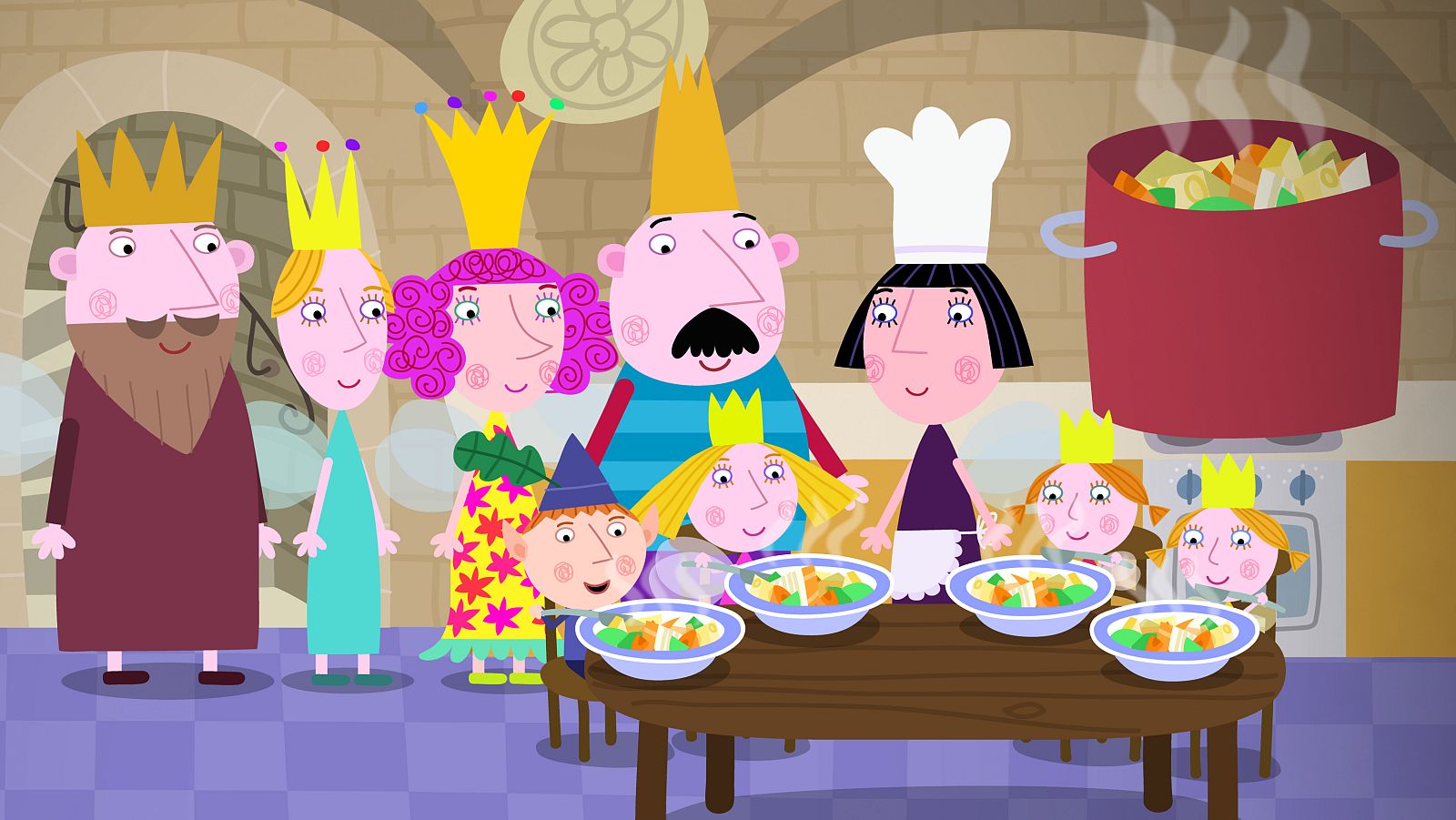 El pequeño reino de Ben y Holly - La cena - RTVE.es - El pequeño reino de Ben y Holly | Ver