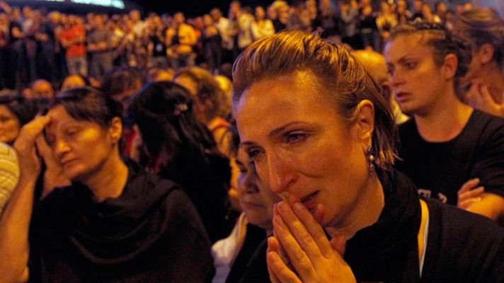  - Vídeos de torturas a presos desatan una ola de protestas en Georgia en plena campaña electoral