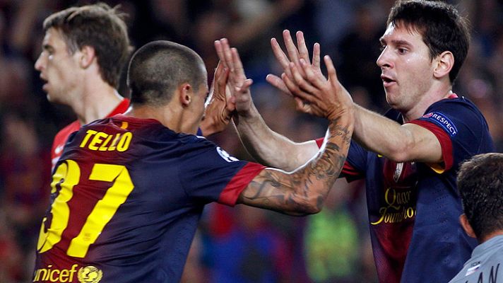 Champions League - Tello la lía y Messi empata (2-2)