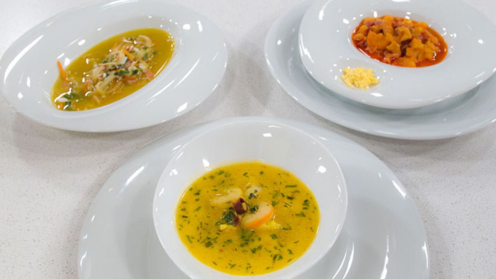 3 sopas en menos de 5 minutos