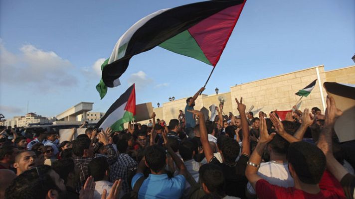 Telediario 1 - Los palestinos pedirán ser "Estado no Miembro" de la ONU tras los comicios de EE.UU.