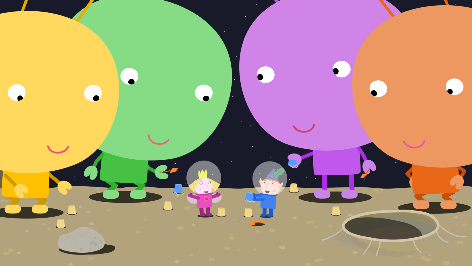 El pequeño reino de Ben y Holly - Picnic en la luna - RTVE.es - El pequeño reino de Ben y Holly | Ver