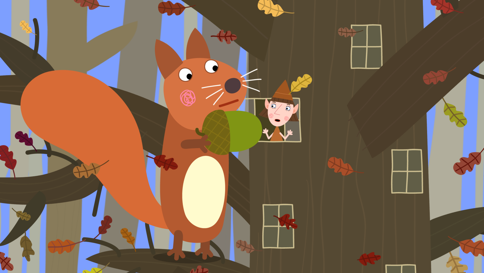 El pequeño reino de Ben y Holly - El día de las bellotas - RTVE.es - El pequeño reino de Ben y Holly | Ver