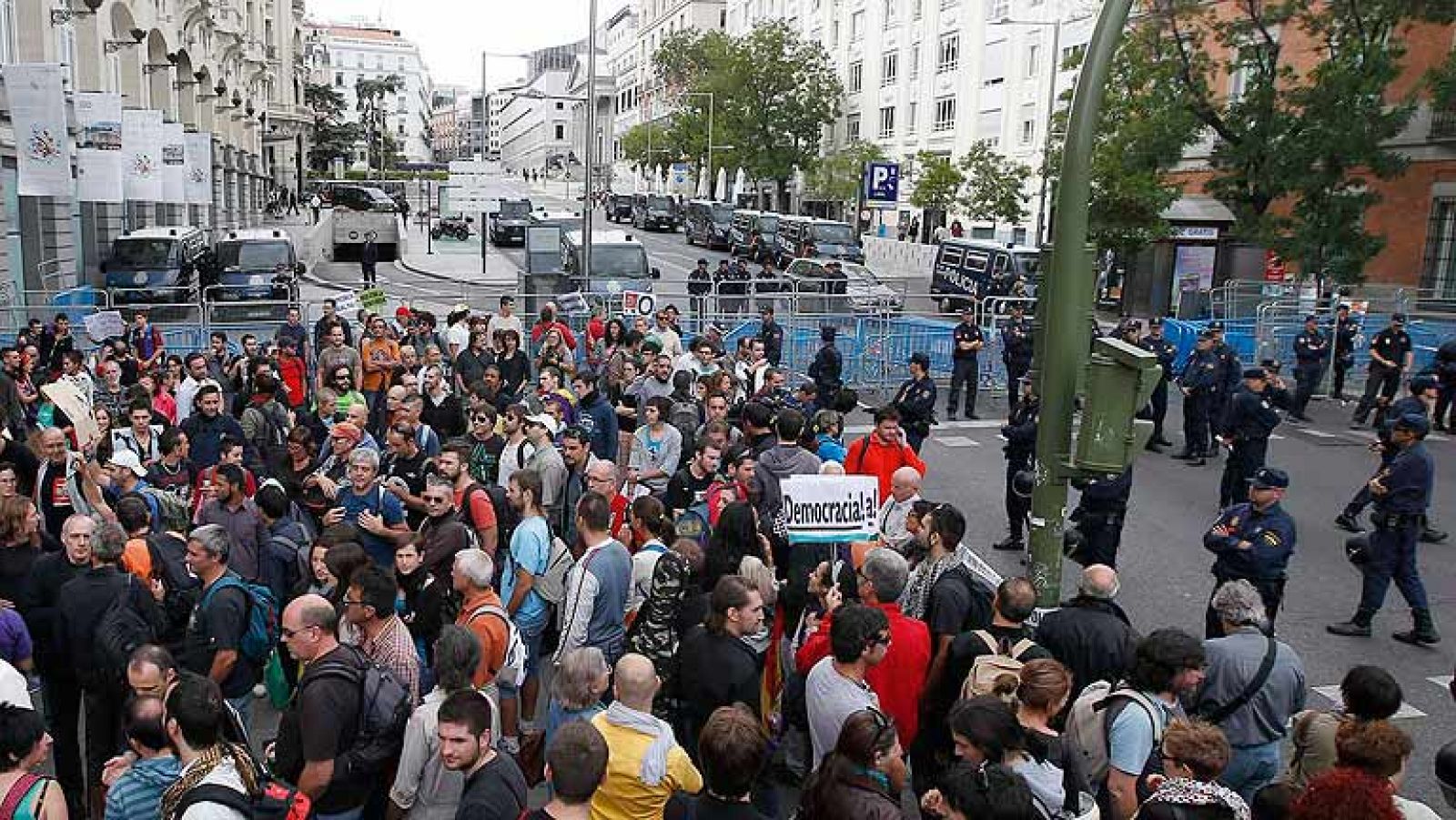 Despliegue de más de 1300 agentes alrededor del Congreso