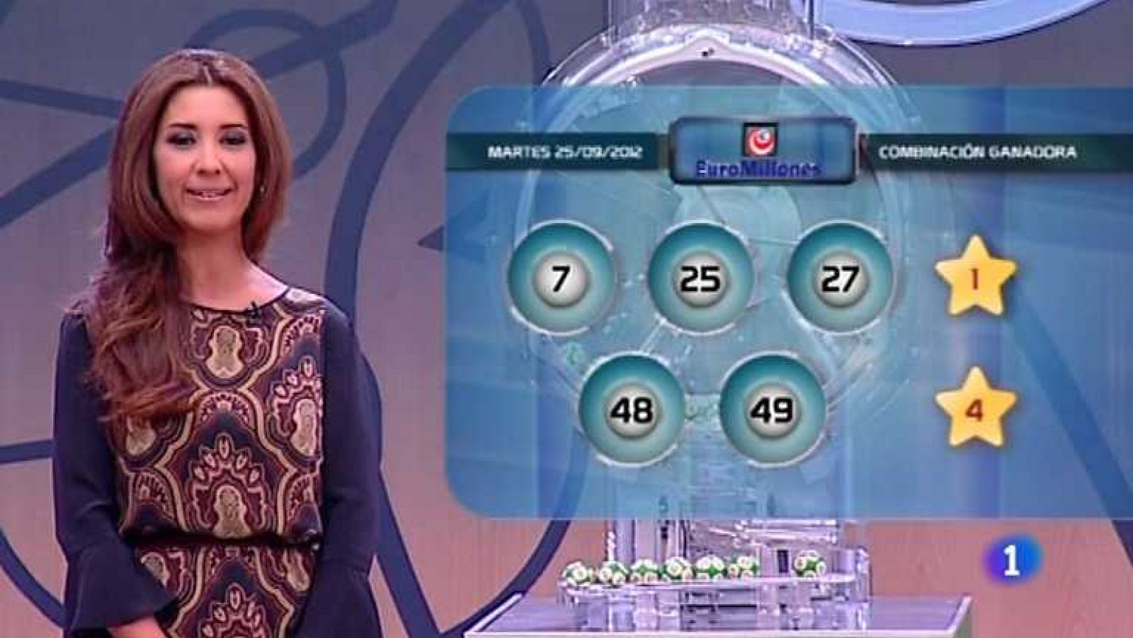 Bonoloto - 25/09/12 - Ver ahora