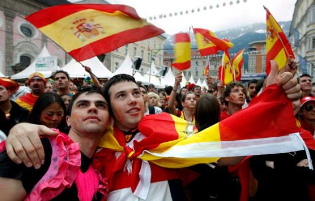 Eurocopa - La afición española ha disfrutado
