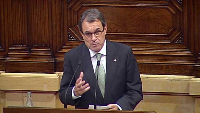 El presidente de la Generalitat dice que promoverá un referéndum de autodeterminación