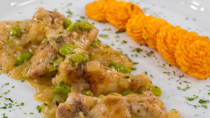 RTVE Cocina - Pollo a las finas hierbas con puré