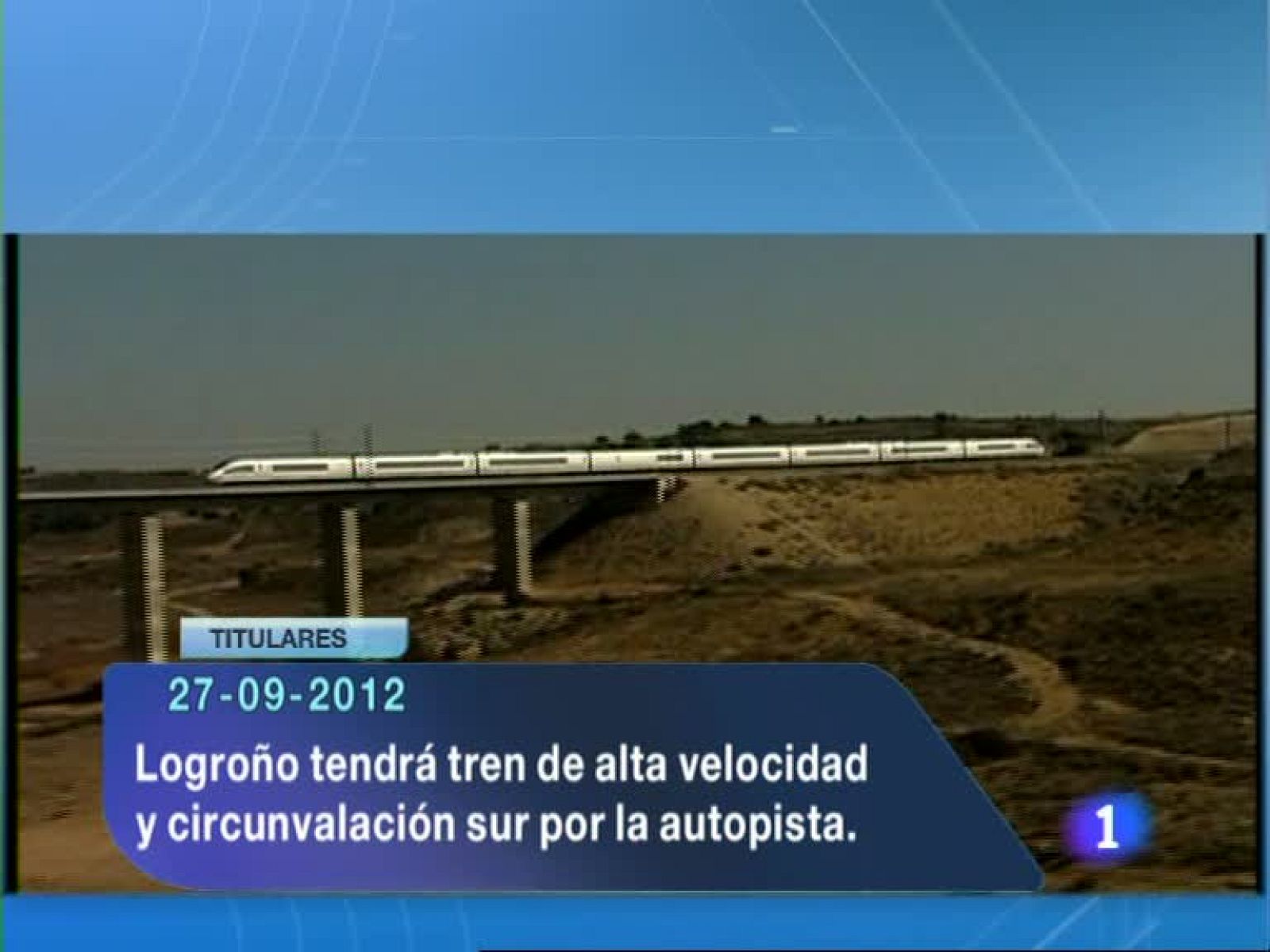 Informativo Telerioja - 27/09/12 | Ver