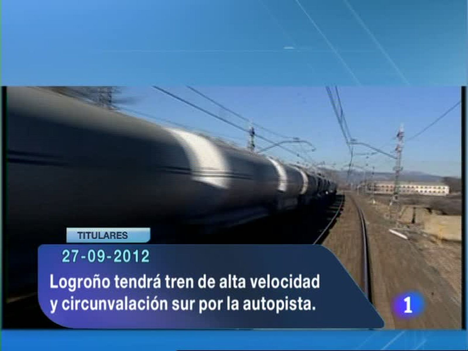 Informativo Telerioja 2 - 27/09/12 | Ver