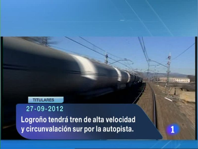 Informativo Telerioja 2 - 27/09/12 | Ver