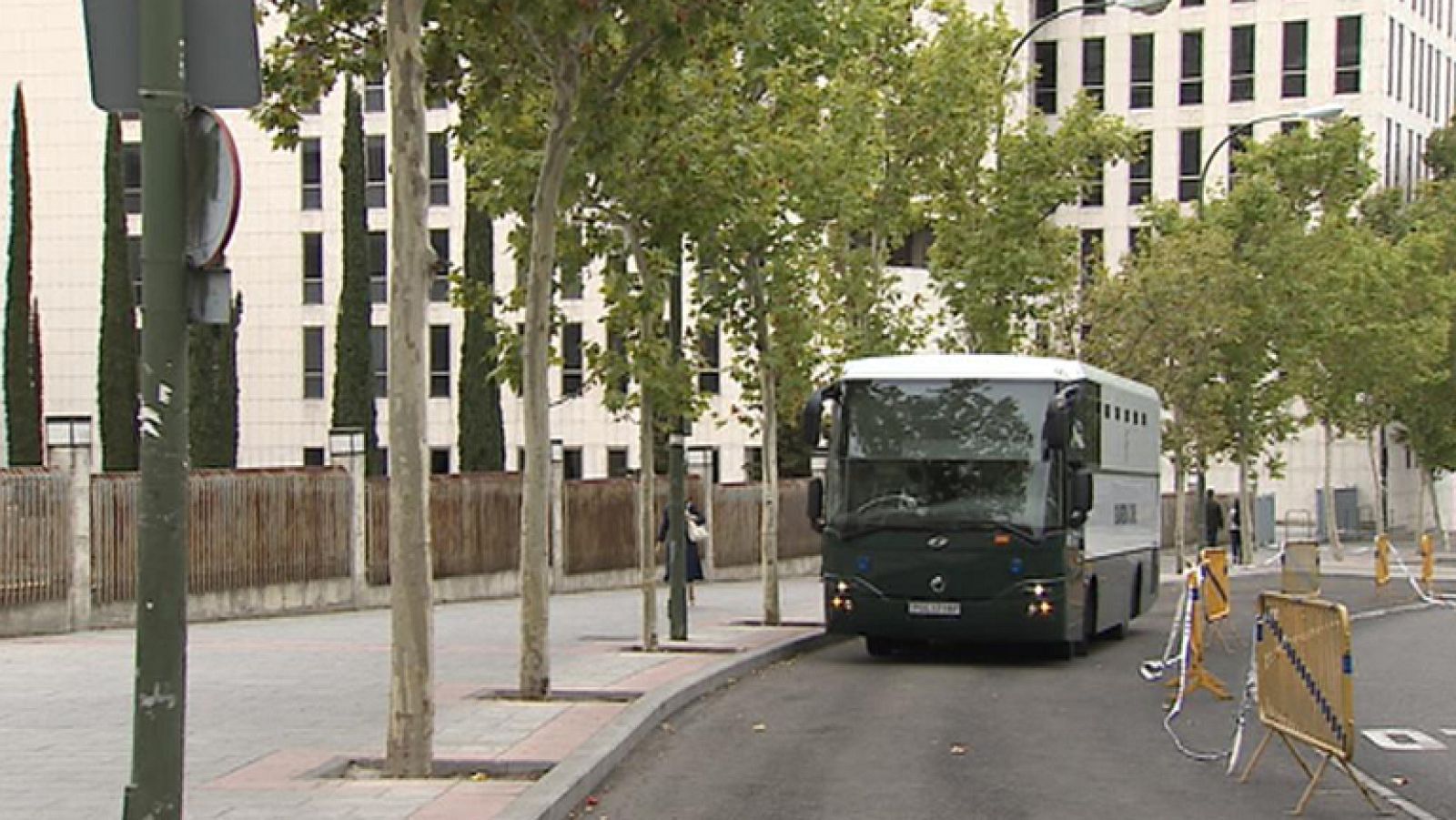 Los detenidos del 25S declaran en los juzgados de Plaza de Castilla