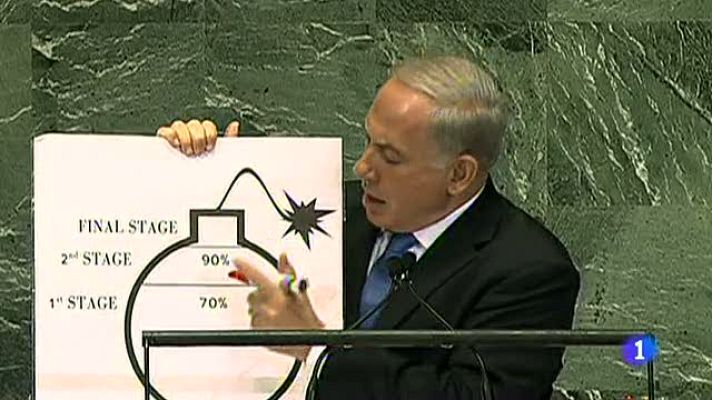 Telediario 1 - Irán ha advertido que se reserva el uso de la fuerza ante cualquier ataque exterior