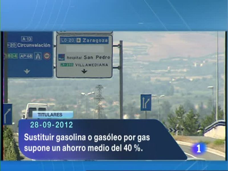 Informativo Telerioja 2 - 28/09/12 | Ver