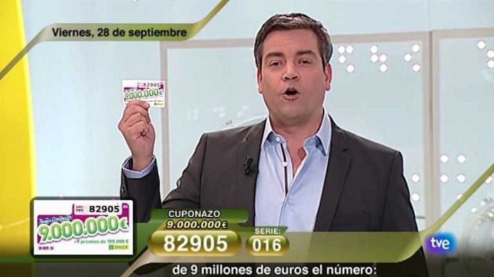 Sorteos ONCE - Sorteo ONCE - 28/09/12