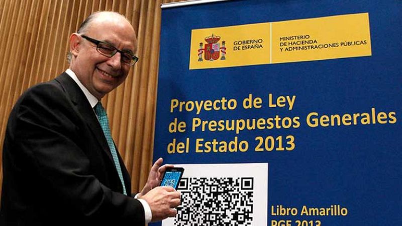 Entrega de los presupuestos en el Parlamento