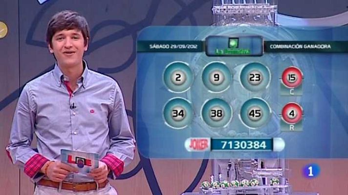 Loterías - Lotería Primitiva - 29/09/12